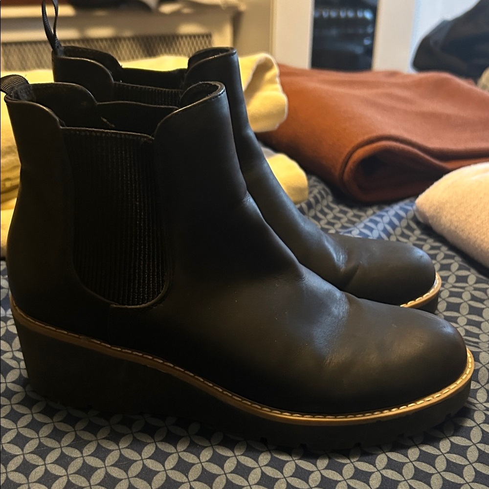 Wedge Chelsea Booties